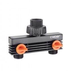 CLABER 3/4” MALE THREADED TWO-WAY ADAPTER 8589